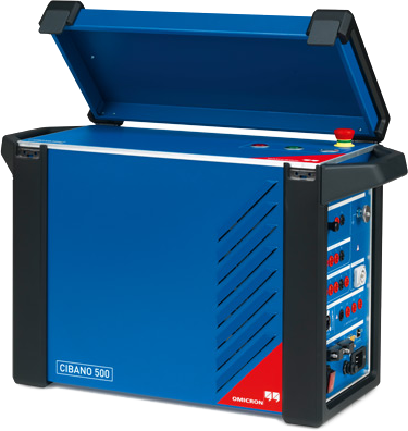 OMICRON CIBANO 500 - sistema de teste 3 em 1 para disjuntores MT e AT